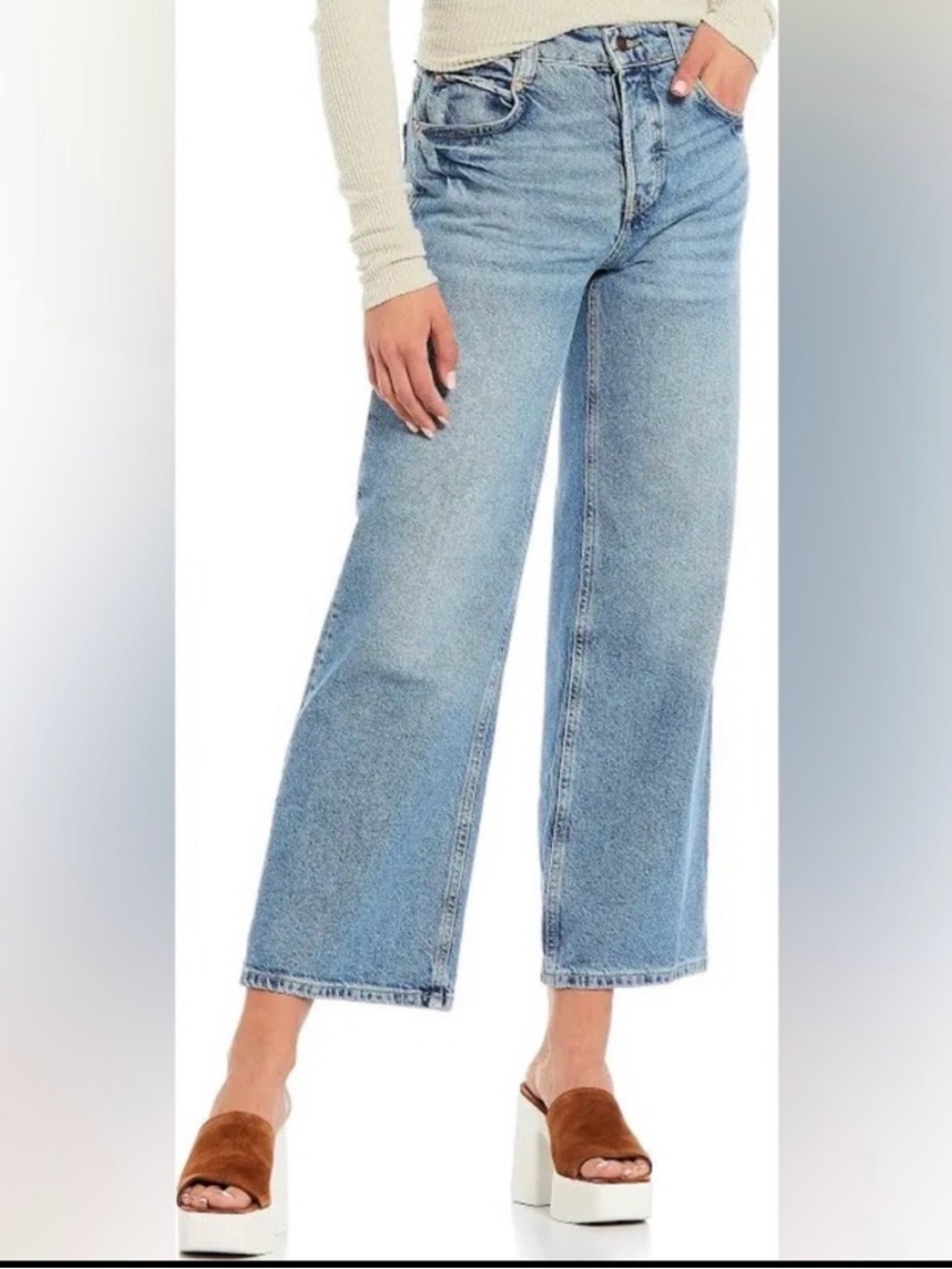 We The Free Chalet High Waisted Ankle Jeans